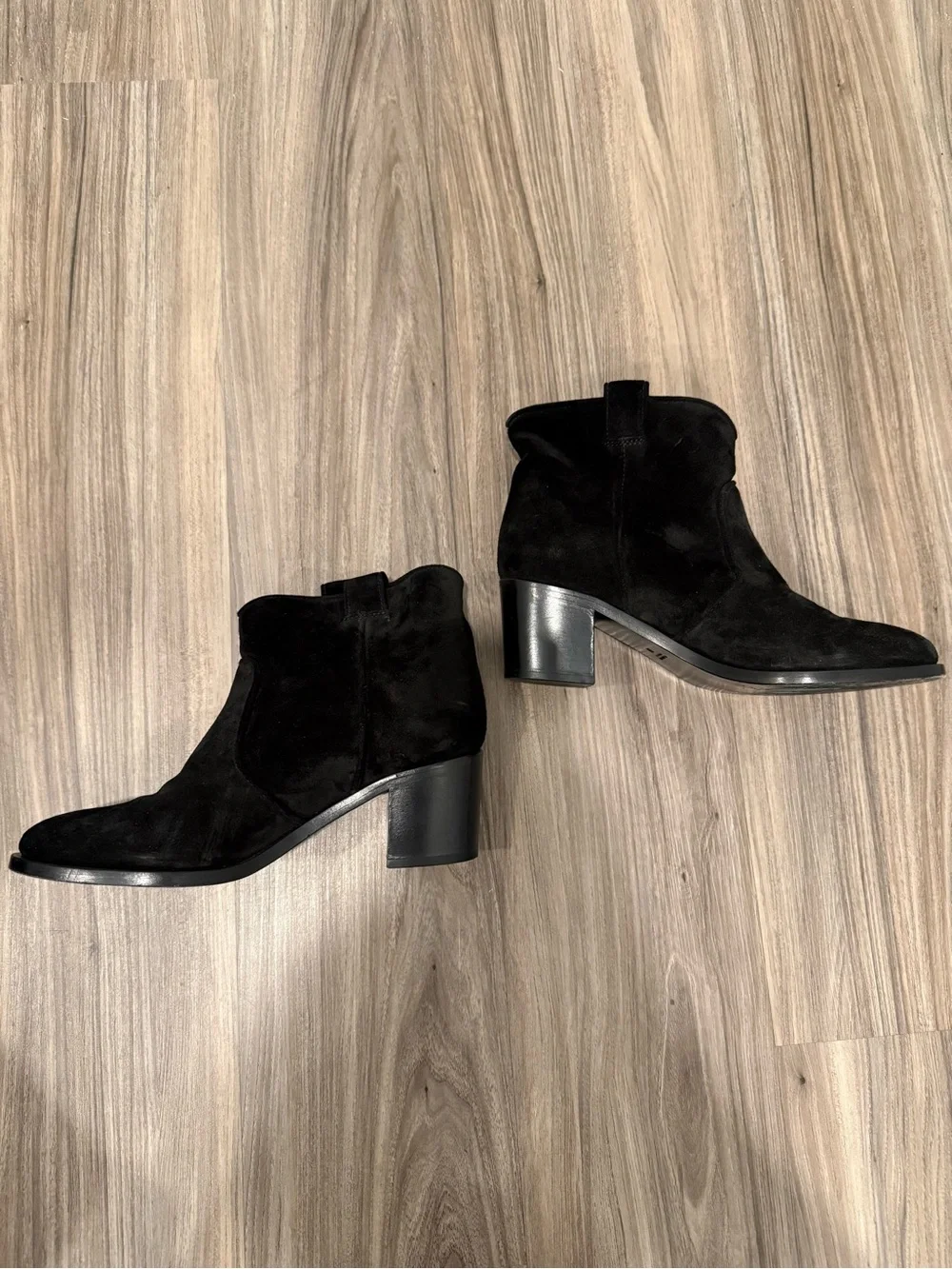 Laurence Dacade Black Suede Ankle Booties